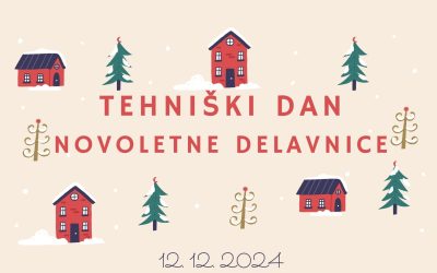 NOVOLETNE DELAVNICE